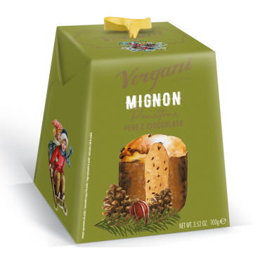 Vergani Panettone Mignon Pear and Chocolate - 100g