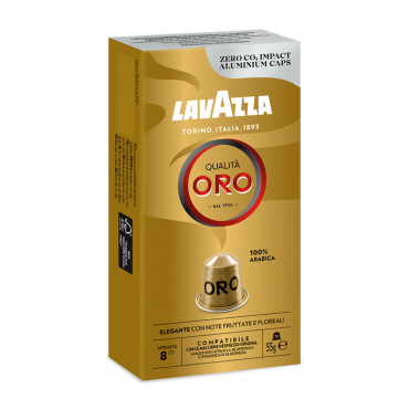 Lavazza - 10 Nespresso* Original Compatible Capsules Espresso Qualita Oro – LAVAZZA
