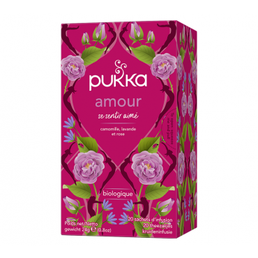 Pukka Organic Herbal Tea Love x 20 Tea Bags - Flavoured Teas/Infusions