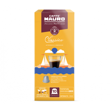 Caffè Mauro - 10 Nespresso* Original Compatible Capsules Classico – CAFFE MAURO