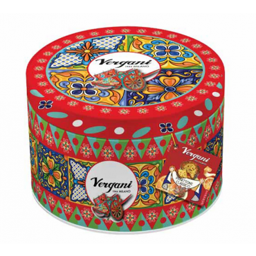 Vergani Traditional Panettone in Metal Tin - Sicily Collection - 750 g