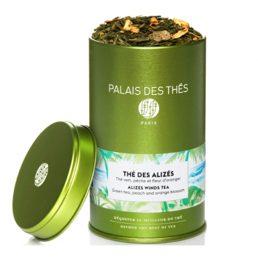 Thé des Alizés - Flavoured green tea box - 90g loose leaf tea - Palais des Thés - China