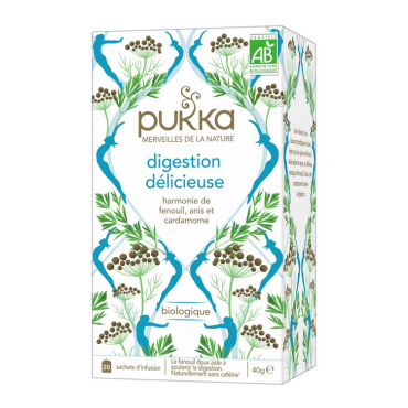 Pukka Feel New Organic Herbal Tea - 20 tea bags - Decaffeinated teas