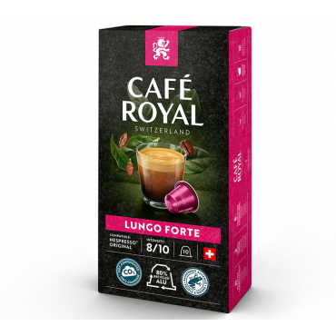 Café Royal - 10 Nespresso* Original Compatible Capsules Lungo Forte – CAFE ROYAL