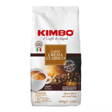 Kimbo Coffee Beans Crema Classico - 1kg - Italian Coffee