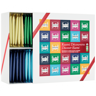 Kusmi Tea Organic Tea Selection Pack x 45 Tea Bags - Flavoured Teas/Infusions