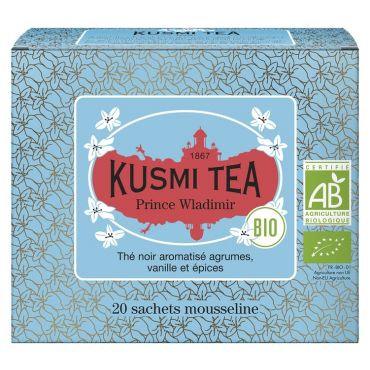 Kusmi Tea Organic Black Tea Prince Vladimir - 20 tea bags - Flavoured Teas/Infusions