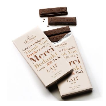 Café-Tasse - Café Tasse - Merci Milk Chocolate Bar - 85g