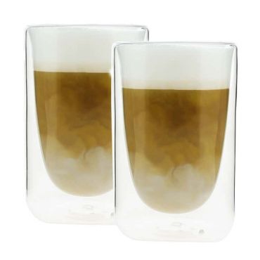 Pylano - PYLANO set of 2 'Mila' double wall glasses - 350ml capacity - Double wall