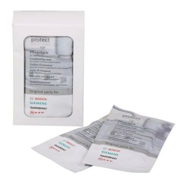 Cleaning wipes for stainless steel x5 - Bosch