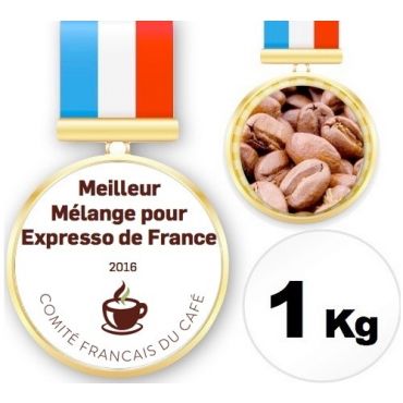 Best Blend for Organic Espresso in France 2016 - 1kg - Café Michel - Colombia