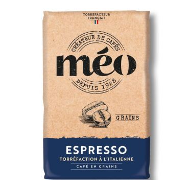 Cafés Méo - Méo Espresso Coffee Beans - 1kg - Big Brand Coffees
