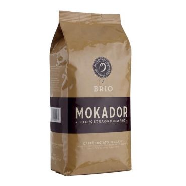 Mokador Castellari - 'Brio' Arabica/Robusta Coffee Beans - 1kg - Italian Coffee