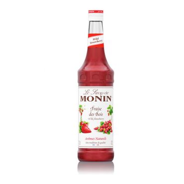 Monin Wild Strawberry Syrup - 70cl - Manufactured in France