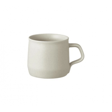 Mug Fog in Ash White 270ml - Kinto - With handle