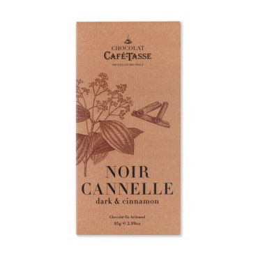 Café-Tasse Dark Chocolate Bar with Cinnamon - 85g