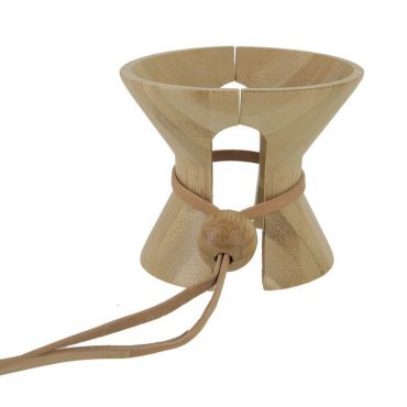Brewista bamboo collar for 8-cup Hourglass brewer