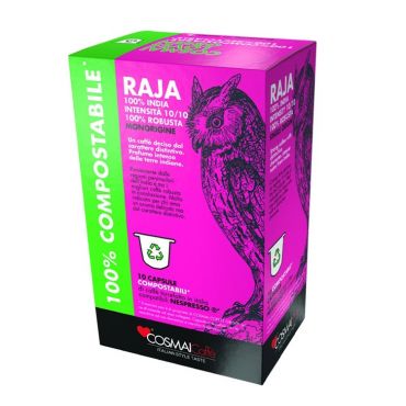 Cosmai Caffè Raja Indian coffee Nepresso compatible pods x10 - India