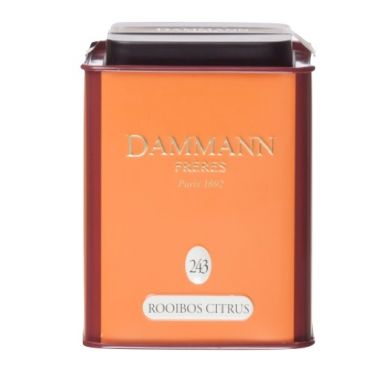 N°243 Rooibos Citrus - 100g loose leaf in metal tin - Dammann Frères - South Africa