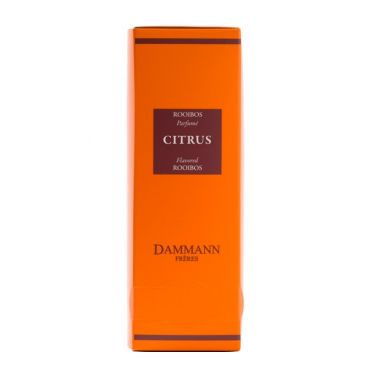 Rooibos Citrus - 24 Cristal tea bags - Dammann Frères - South Africa