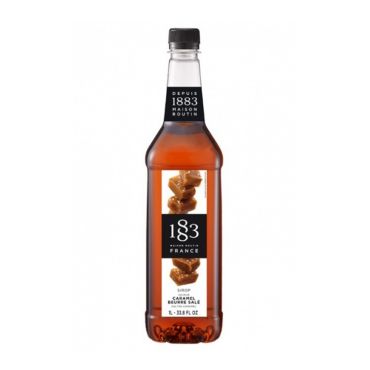1883 Maison Routin - Syrup 1883 Routin Salted Caramel in Plastic Bottle - 1L - Manufactured in France