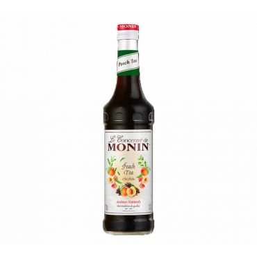 Monin Syrup - Peach Tea Concentrate - 70cl - Manufactured in France