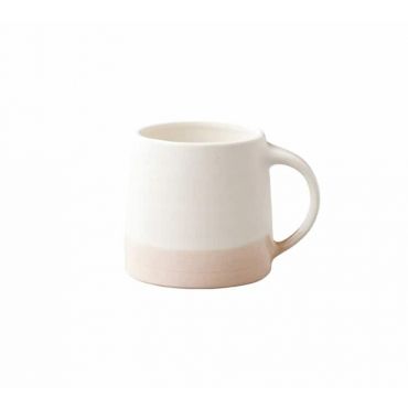 Kinto Mug SCS-03 White x Pink Beige - 320ml - With handle