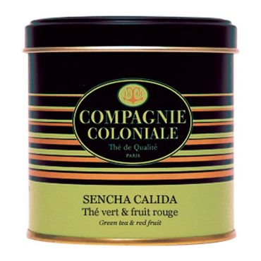 Luxury Sencha Calida Green Tea - 90g loose leaf tea in tin - Compagnie Coloniale - China