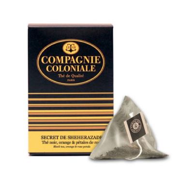 Compagnie Coloniale 'Secret de Shéhérazade' flavoured black tea - 25 pyramid bags - China