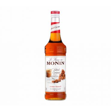Monin Syrup Salted Caramel - 70cl - Manufactured in France