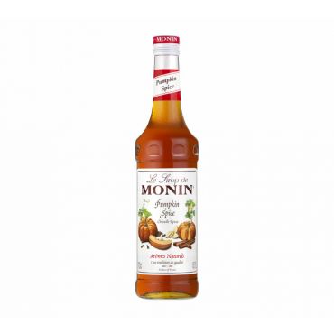 Pumpkin Spice Syrup by Monin - 70cl - Manufactured in France