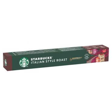 Starbucks - 10 Nespresso* Original Compatible Capsules Italian Style Roast – STARBUCKS