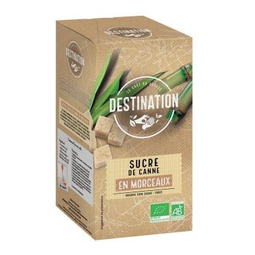 Destination - Organic Brown Sugar Cane cubes - 500g
