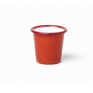 Falcon Enamelware Red pillarbox cup - 124ml - Simple wall