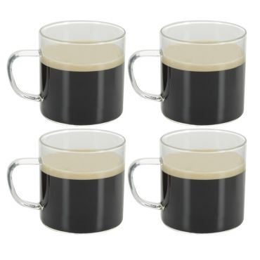 OGO Living - Ogo Living Set of 4 Glass Cups - 25cl - Borosilicate glass