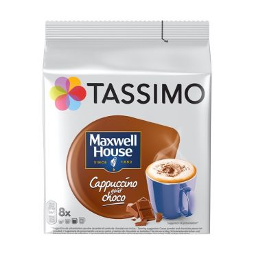 Tassimo Pods Maxwell House Choco Cappuccino x 8 Servings