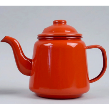 Falcon Enamelwear - Pillarbox red enamel Teapot - 1L