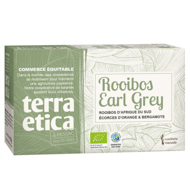 Rooibos Tea Earl Grey Terra Etica x 20 Tea Bags - South Africa