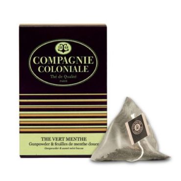 Mint green tea - 25 pyramid bags - Compagnie Coloniale - China