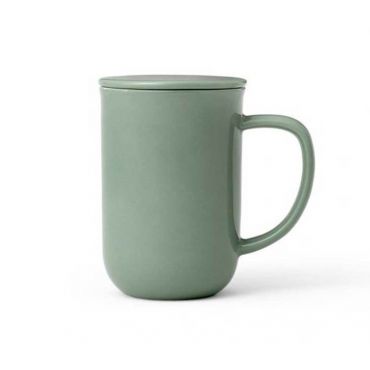 Viva Scandinavia Tea Mug With Stainless Steel Infuser Minima Stone Green - 500ml