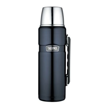 Thermos King Stainless Steel Insulated Flask Dark Blue - 1.2L - BPA free