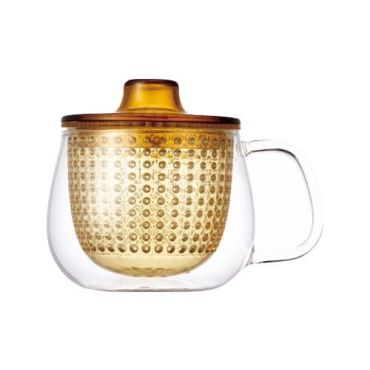 Kinto - KINTO Unitea Unimug with yellow infuser - 350ml - With handle