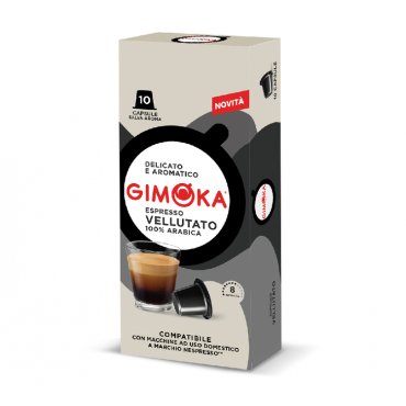Gimoka Nespresso Pods Vellutato x 10 - Brazil