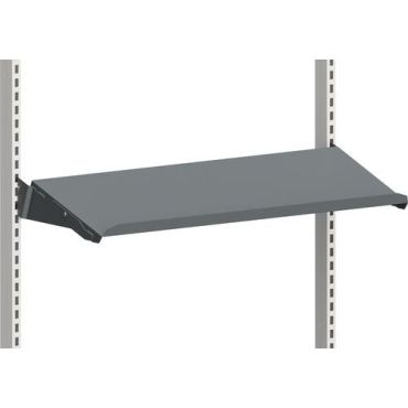 WFI - Kallistettava hylly - 900 x 300 mm - 50 kg kuormitus - Harmaa