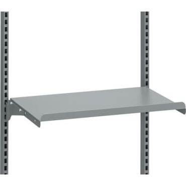 WFI - Kallistettava hylly verstaskalusteisiin - 645 x 450 mm - 25 kg kantavuus - Harmaa
