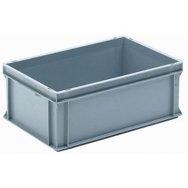 Utz - Muovilaatikko eu perus 43 l harmaa 600 x 400 mm
