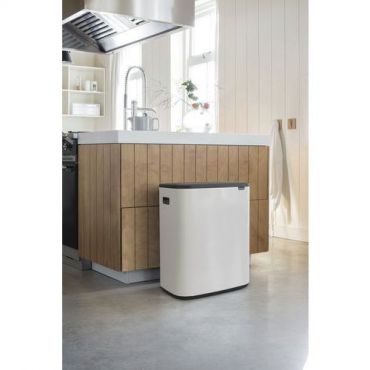 Brabantia - Roskakori touch bo 2x30 l valkoinen