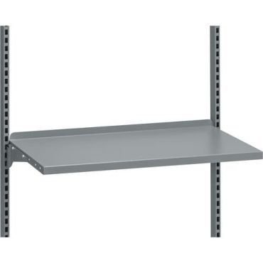 WFI - Kallistettava hylly verstaskalusteisiin - 875 x 450 mm - 25 kg kantavuus - Harmaa