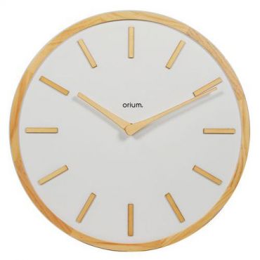 Orium - Elegance valkoinen puinen kello 30 cm - orium
