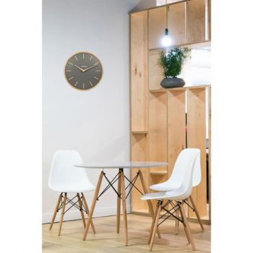 Orium - Elegance harmaa puinen kello 30 cm - orium